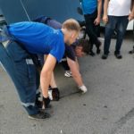 В Лабинске спасатели достали из машины ядовитую змею 15