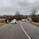 4 января на трассе около хутора Первомайского Мостовского района столкнулись «Лада Калина» и «Тойота Витс» 23