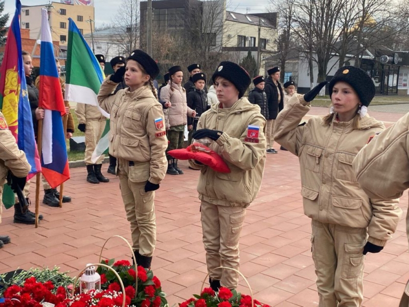 В станице Губской проходит месячник военно-патриотической работы