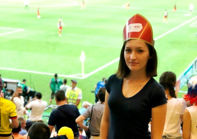Как Ксения Проценко была волонтёром на чемпионате мира по футболу 5